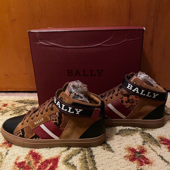 Bally Men’s Heros Snake Trim Sneaker - Picture 2 of 6